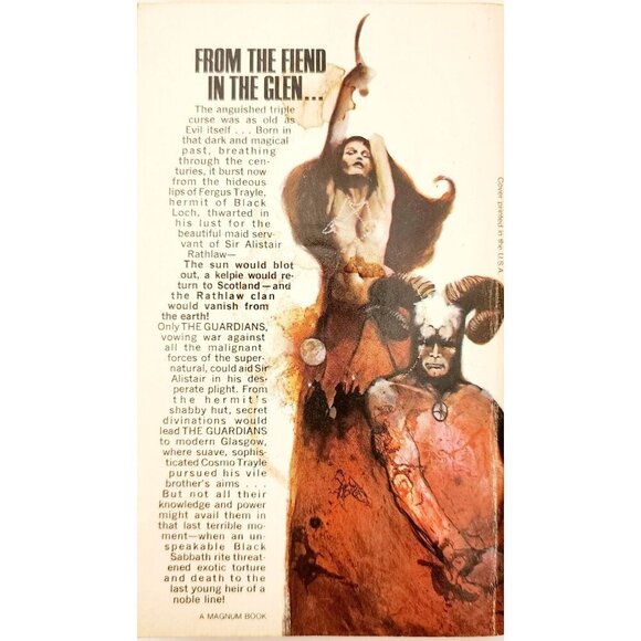 1968 The Curse Of Rathlaw 1st Edition Saxon Horror Fantasy Vintage Paperback E66 - Picture 2 of 4